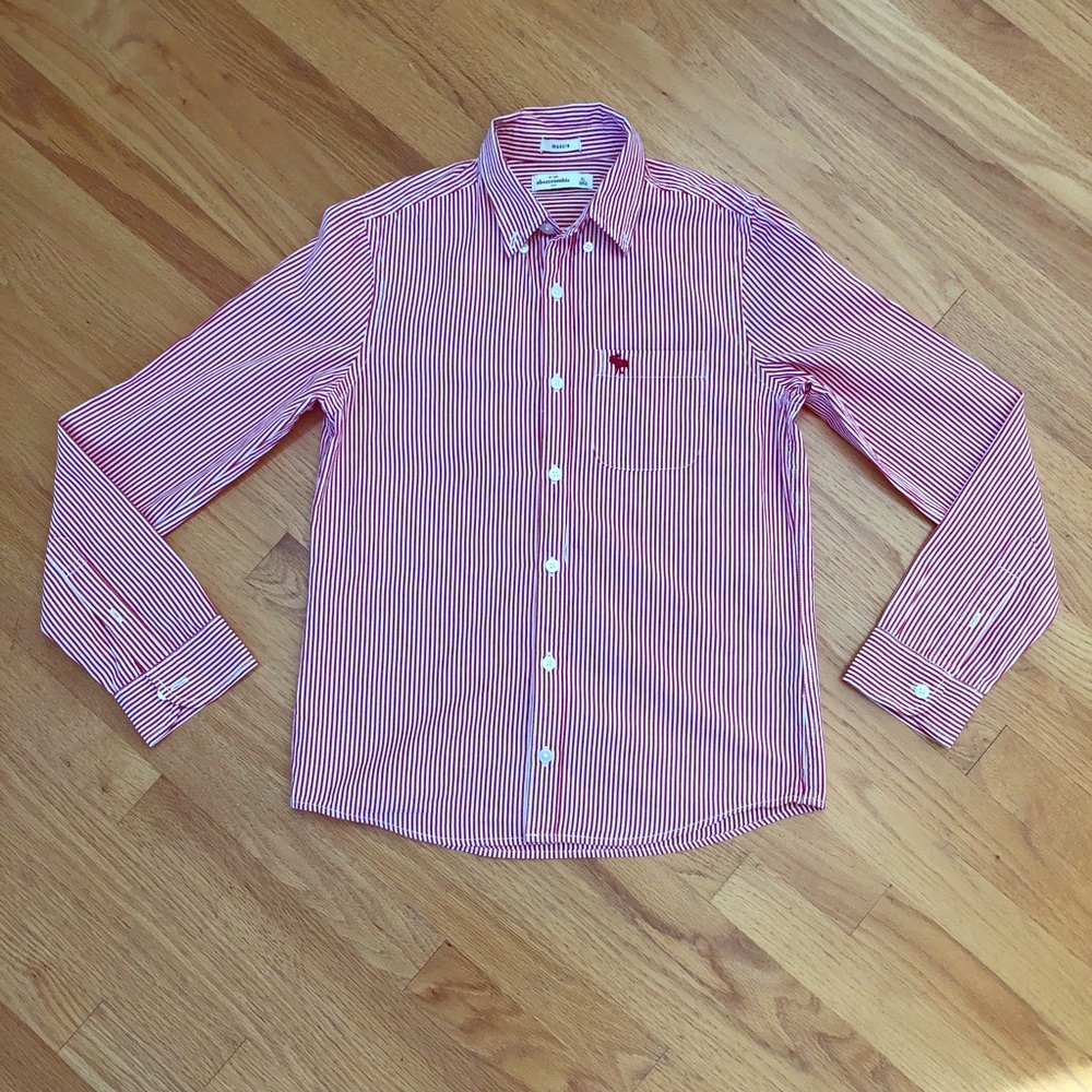 Abercrombie kids boys long sleeve preppy shirt XL